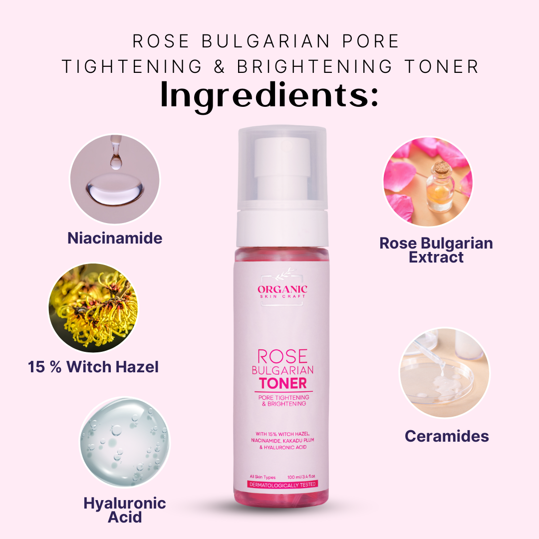 ROSE BULGARIAN PORE TIGHTENING & BRIGHTENING TONER